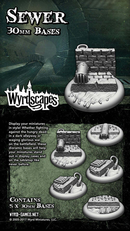 Wyrdscapes: Sewer 30MM Malifaux 3rd Edition Terrain