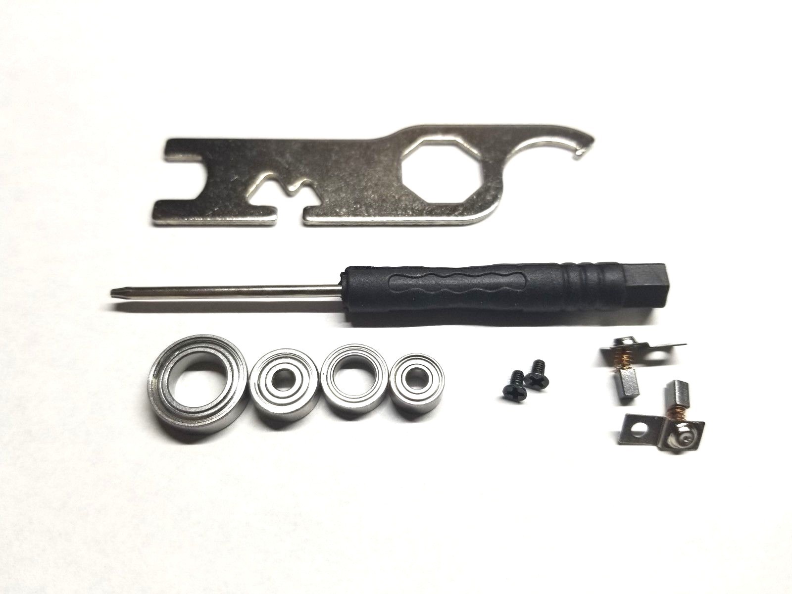Carbon Motor Brush, Bearings, Screwdriver Tune Up Set For KUPA UPOWER UP200 UG12