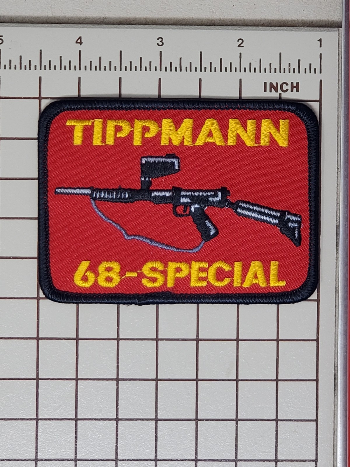 Early 90s Paintball Patch - Tippmann 68-Special OG Gun Marker 1st Semiautomatic