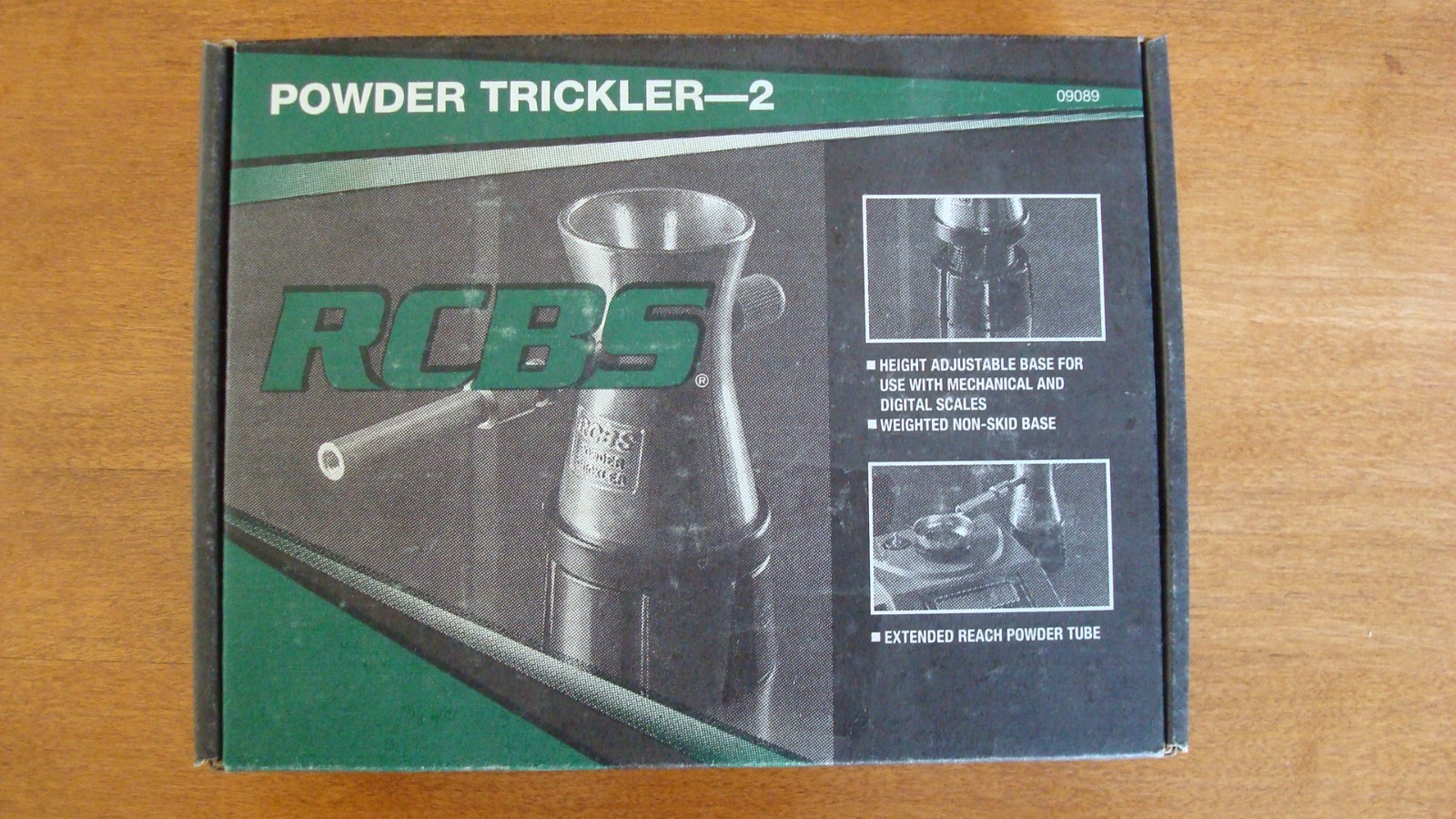 RCBS Powder Trickler-2, Non-Skid Base, extended reach powder tube NEW 09089