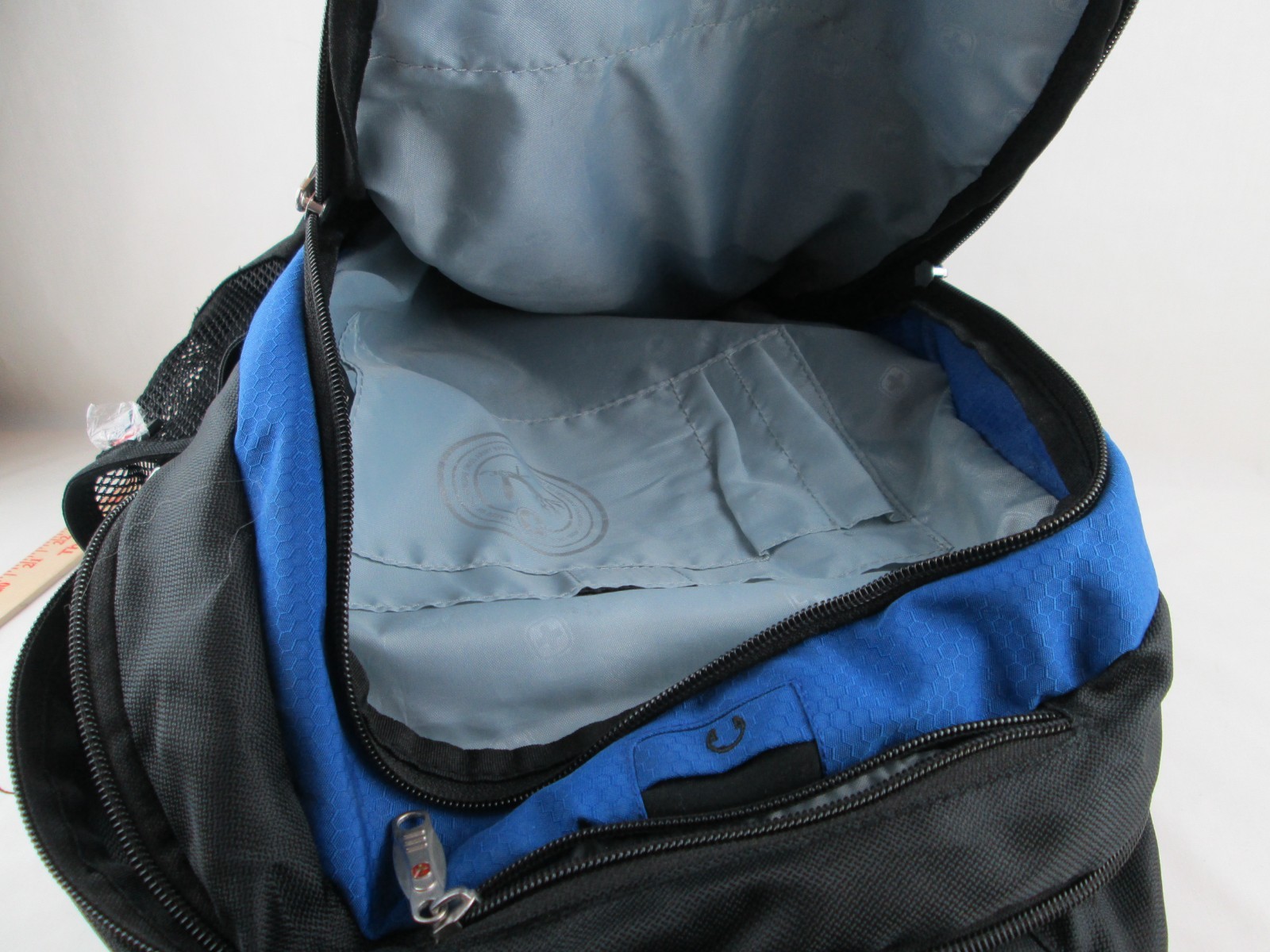 SwissGear Computer Backpack Blue/Black 2 Main Pockets Inside Laptop Pocket