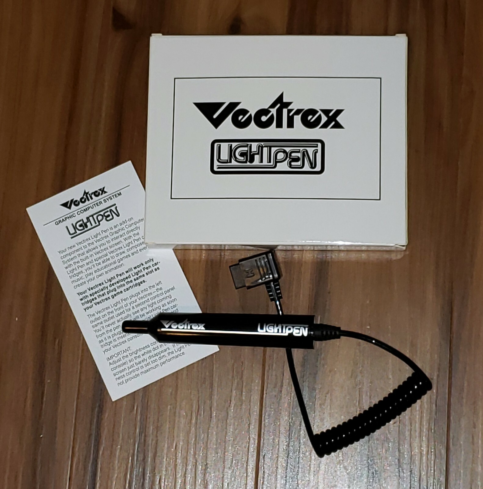 Vectrex Light Pen PERFECT REPLICA - BRAND NEW!