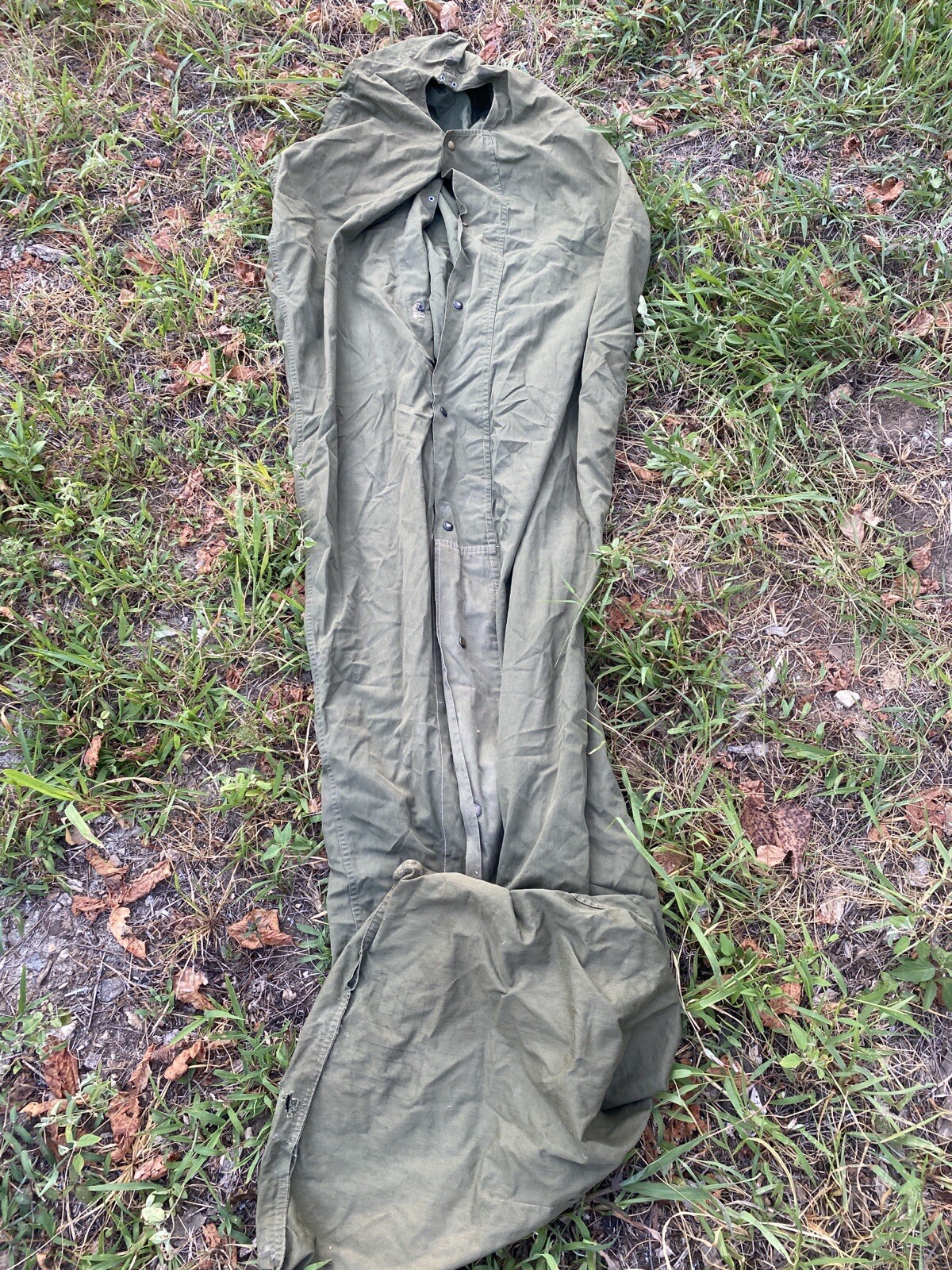 VINTAGE M-1945 US Army Water Repellent Sleeping Bag Cover