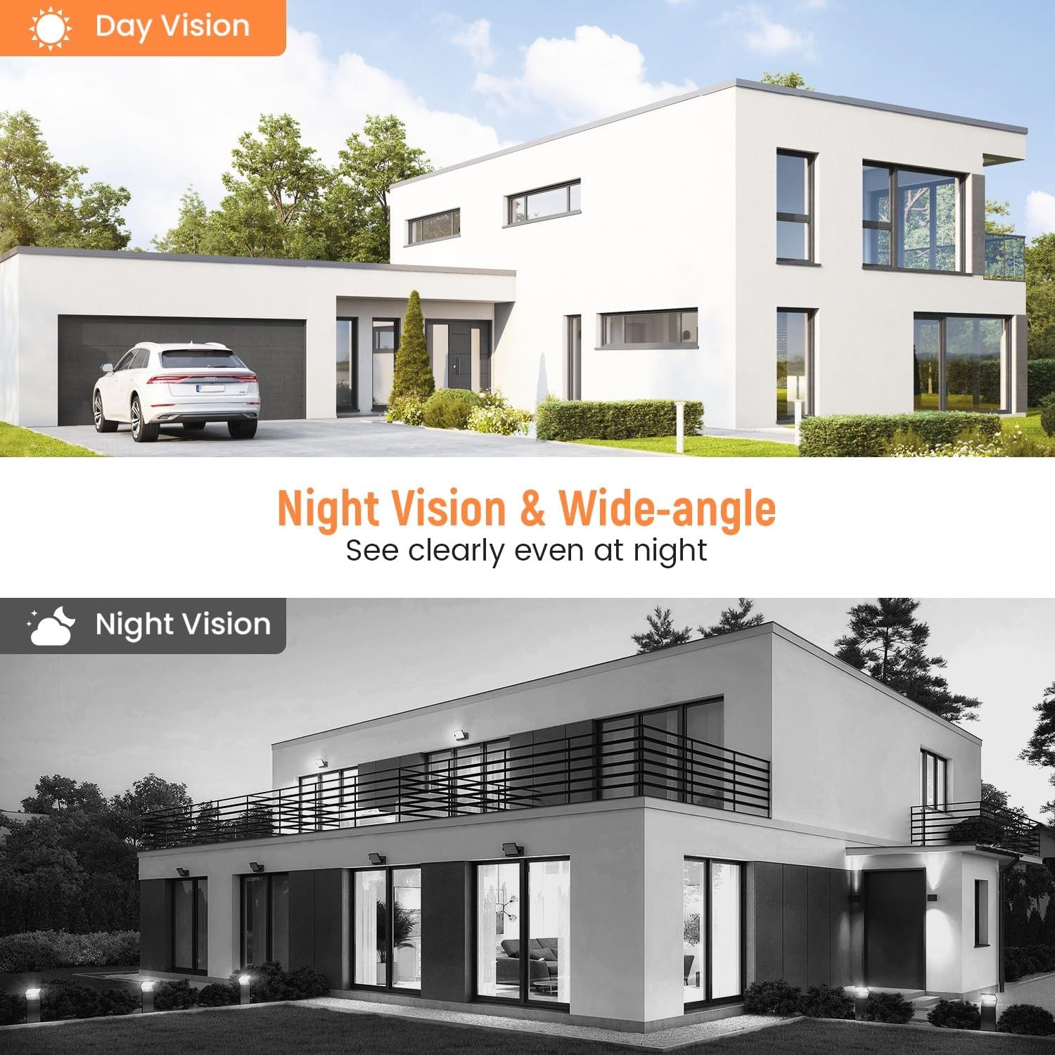 Smart Video Doorbell Camera Wireless, AI Human Detection and Instant Brown