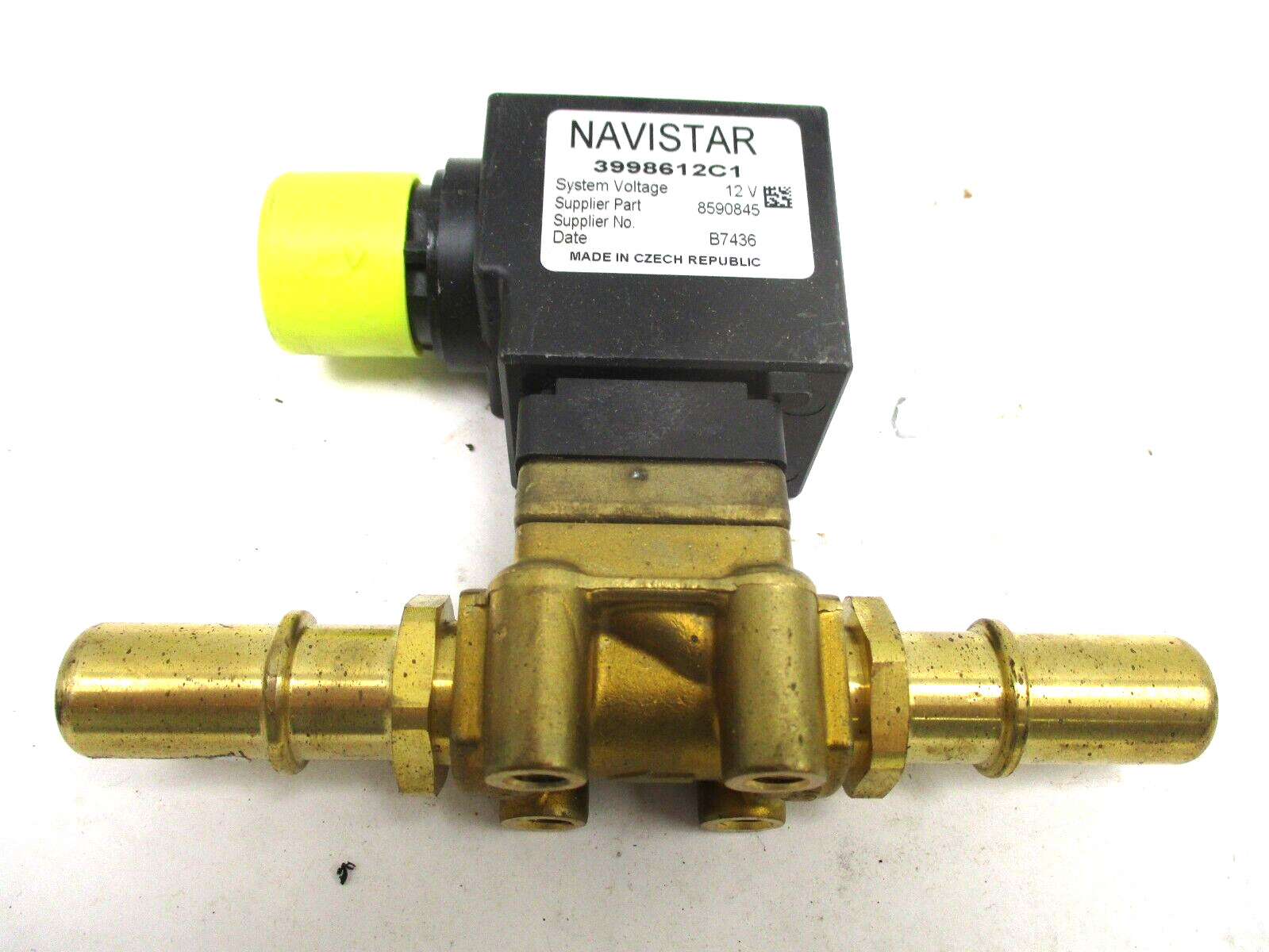 3998612C1 INTERNATIONAL TRUCK WATER HEATR VALVE 12V 2 TERMINAL 8590845 3998612C2
