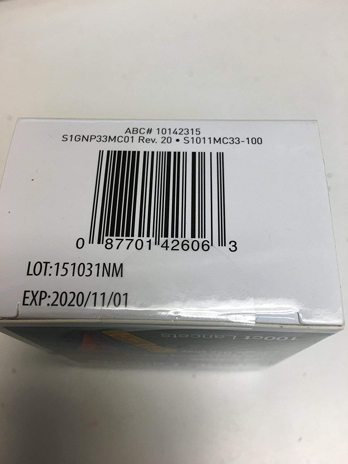 Trueplus Single Use Sterile Lancets Fits Most Lancing Devices 33 Gauge 100 Count
