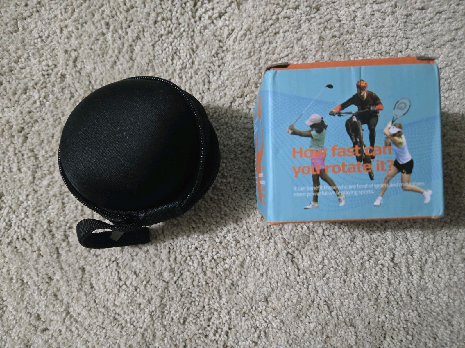 Gyro Ball Power Trainer Forearm Exerciser Device for Strengthening With Case