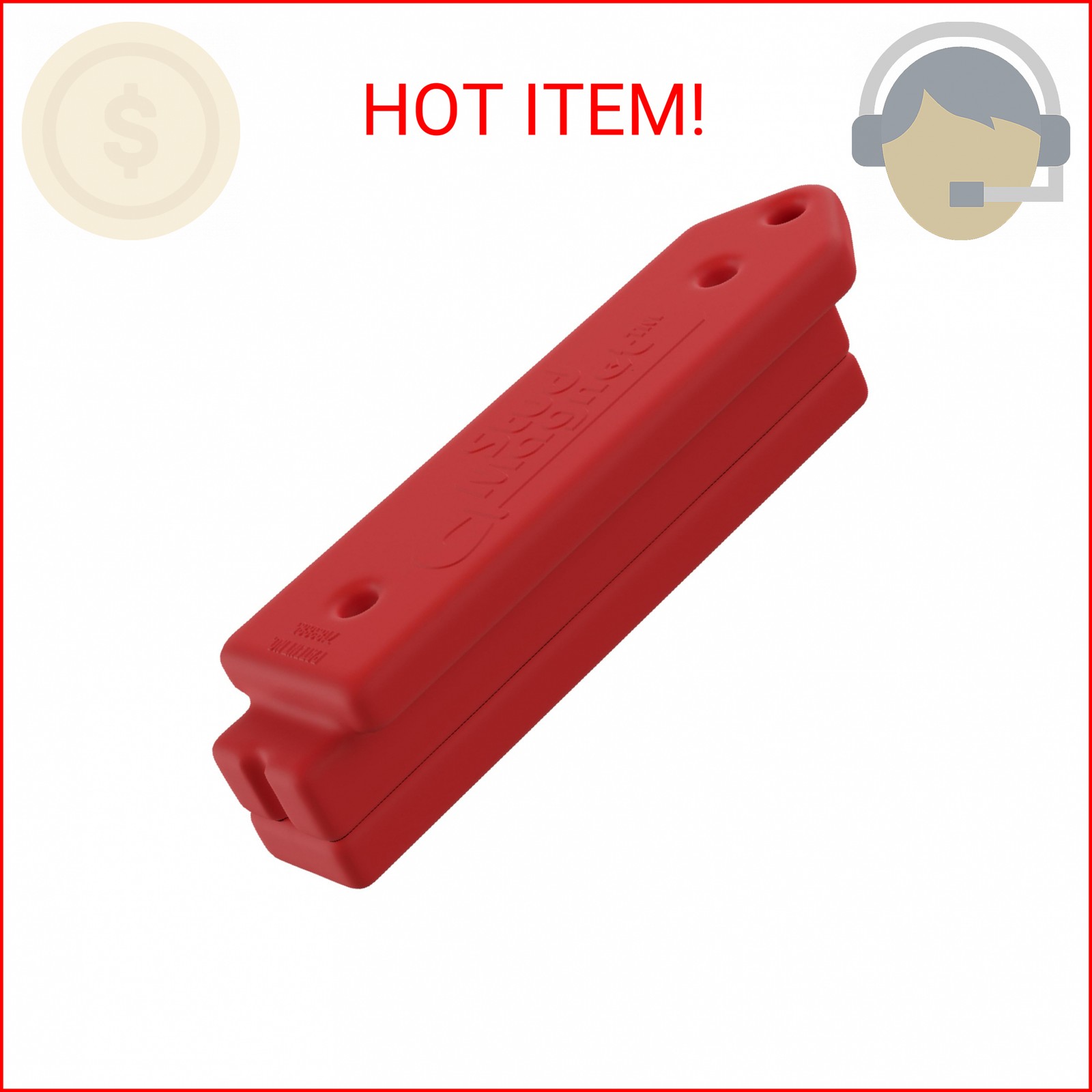 Master Magnetics Magnetic Stud Finder with Shield - Drywall Screw and Nail Detec