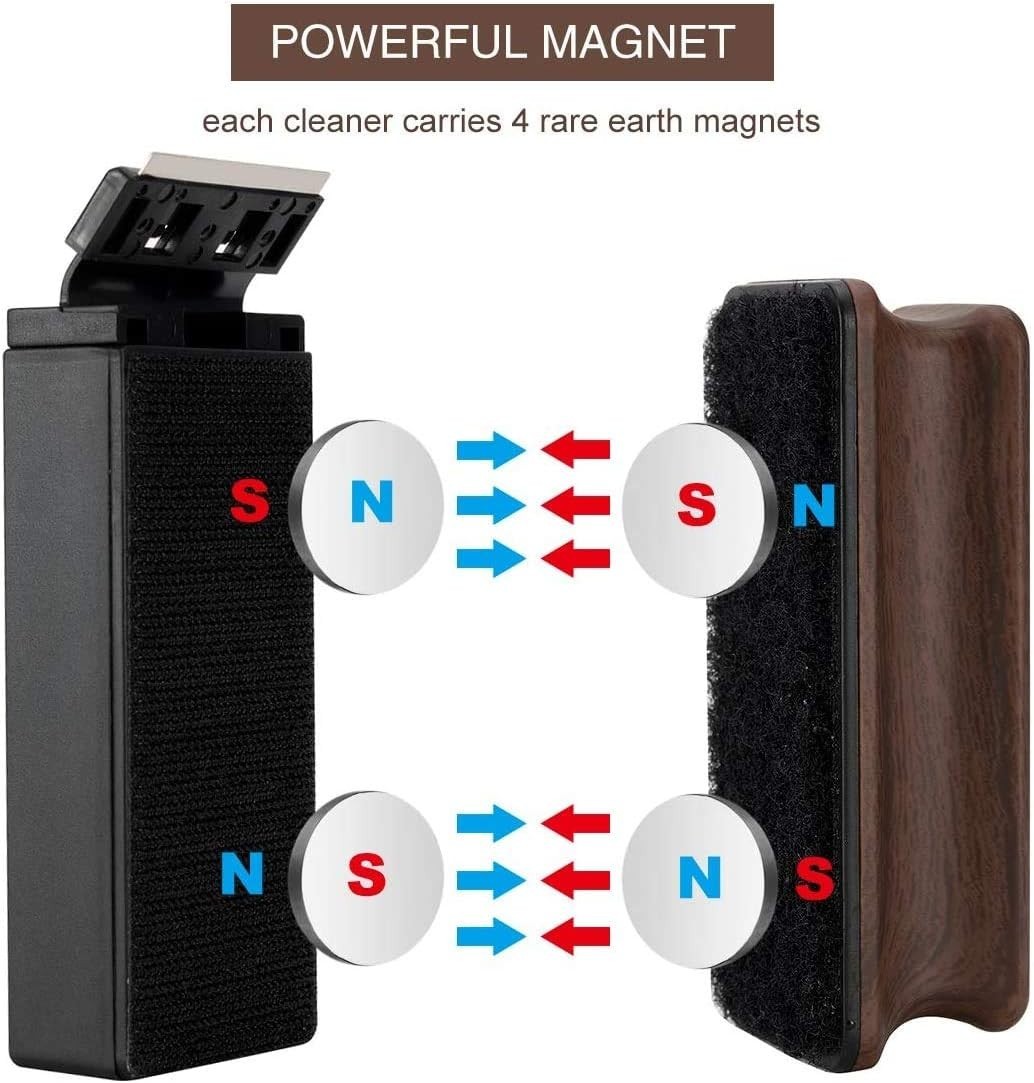 Aquarium Strong Magnetic Cleaner Algae Magnet Cleaning Tool with Scraper Floa...