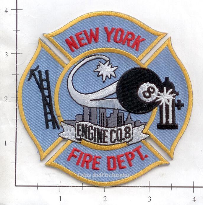 New York City NY Fire Dept Engine 8 Patch v5