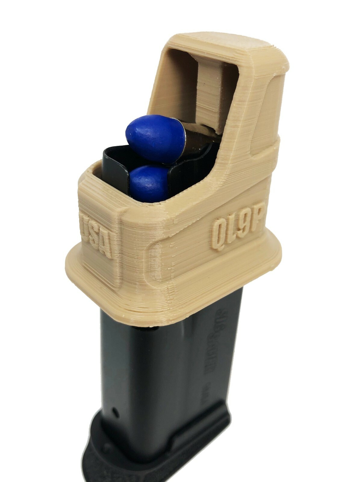 Sig Sauer P365/P365XL Springfield Hellcat Magazine Speed Loader, QL9Y Dark Earth