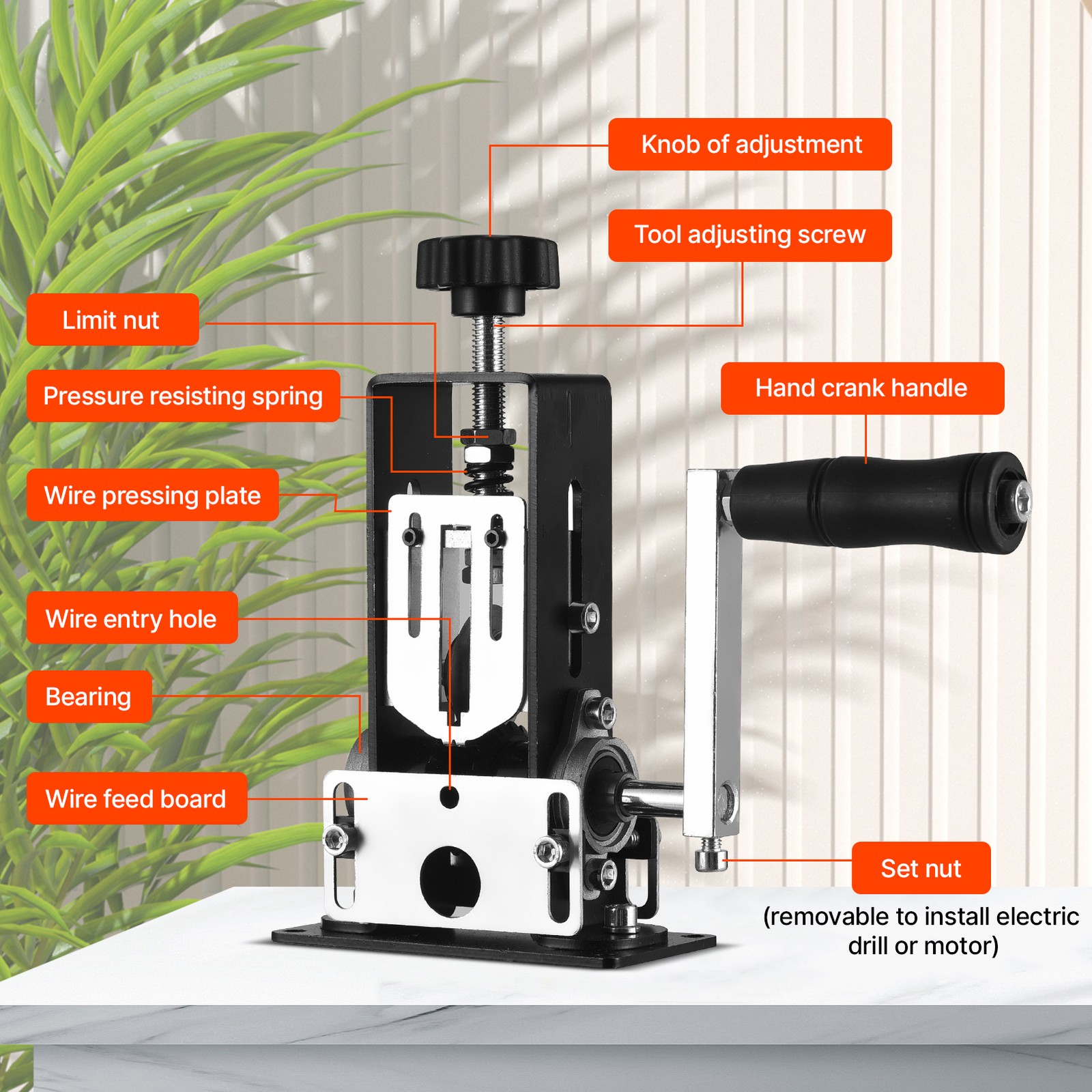 Manual Wire Stripping Machine 0.04''-0.98'' Copper Stripper With Hand VDSC