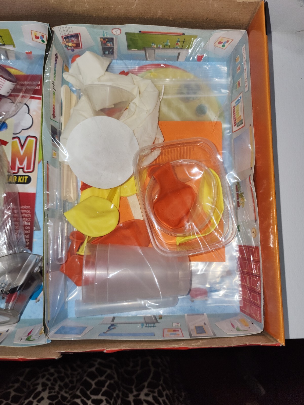 Playz Kaboom Explosive Combustion Science Lab Kit STEM 25 Experiments Open Box