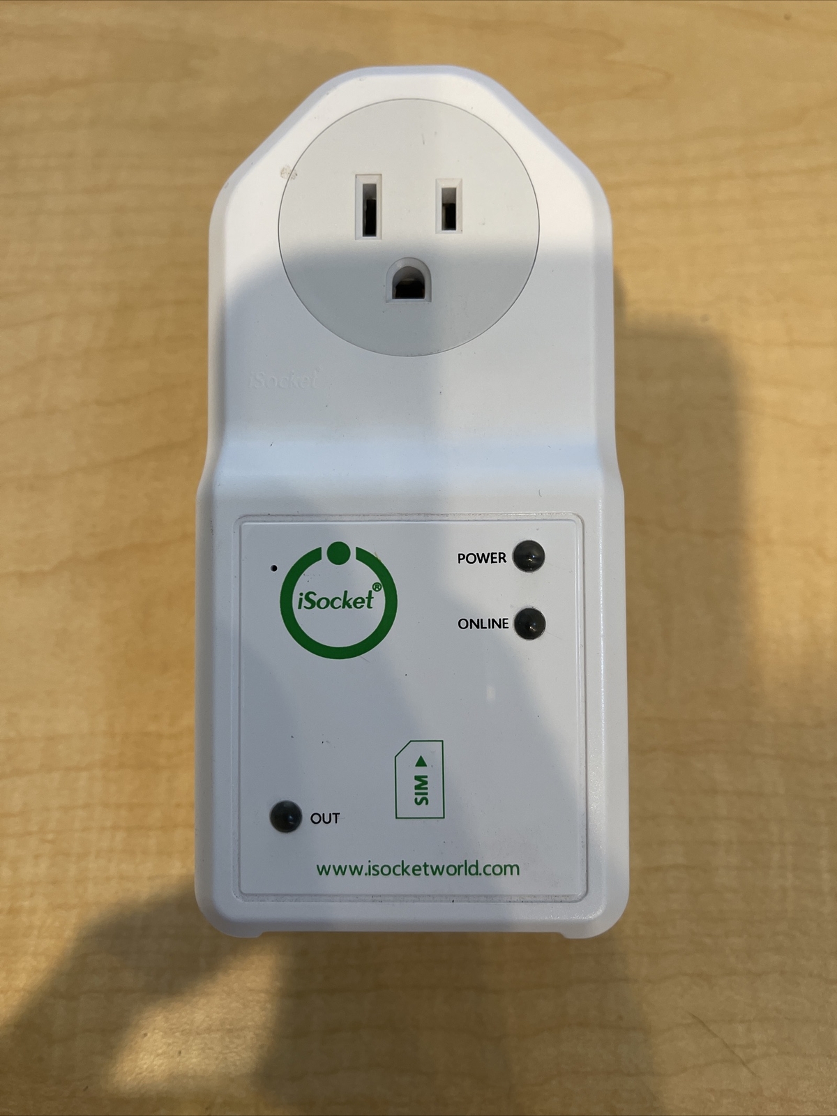 iSocket Smart Sockets IS3GUS. Wireless, Mobile-Compatible, Rechargeable NO SIM