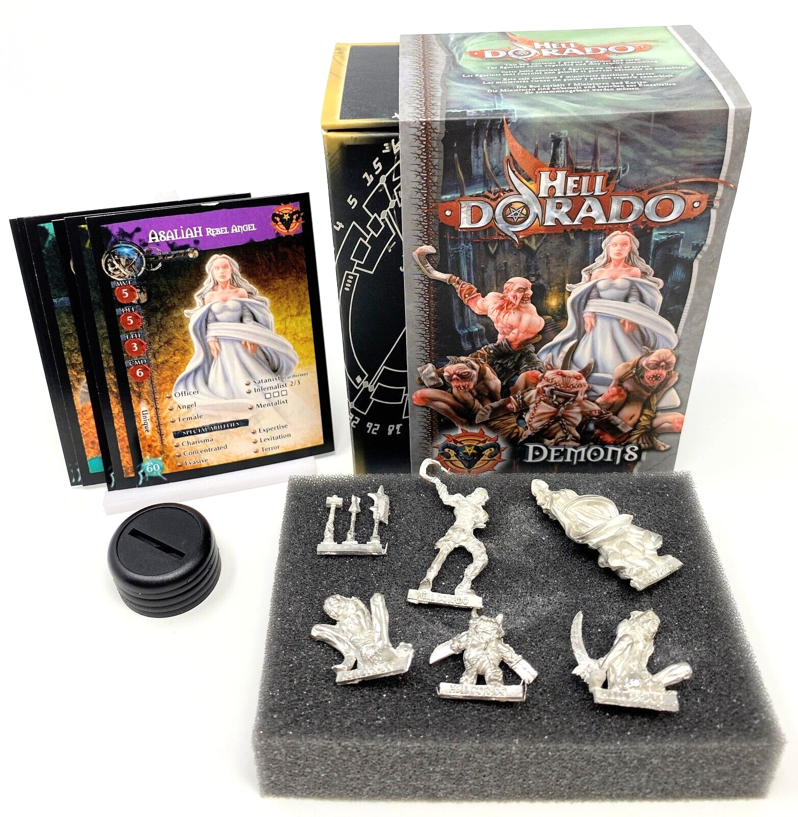 Hell Dorado Boxed Set: Demons - 5 Models NIB METAL MINIATURES CIPHER STUDIOS