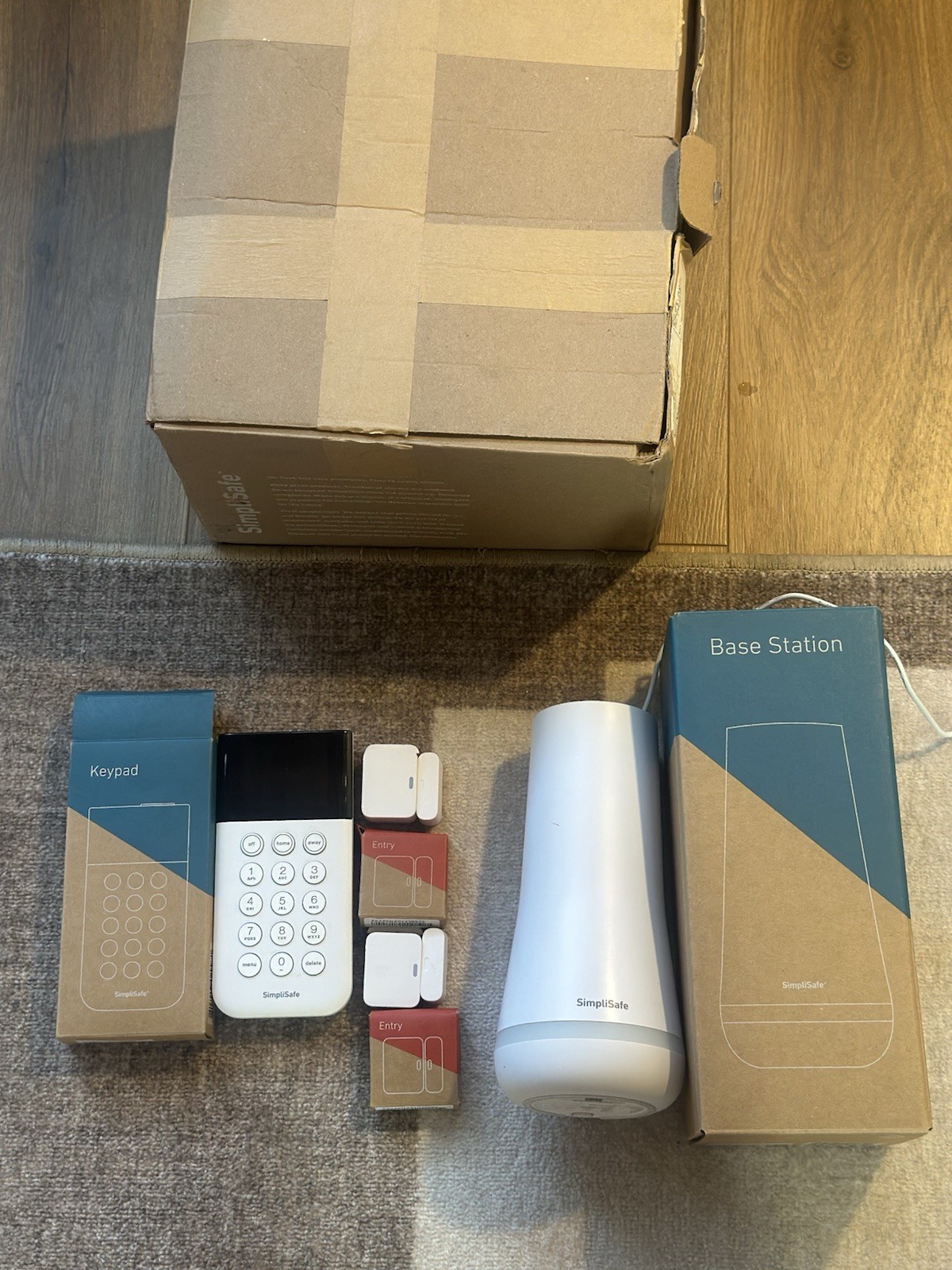 SimpliSafe SSBS3 Wireless Alarm System w/ Keypad, Base & Entry Sensors