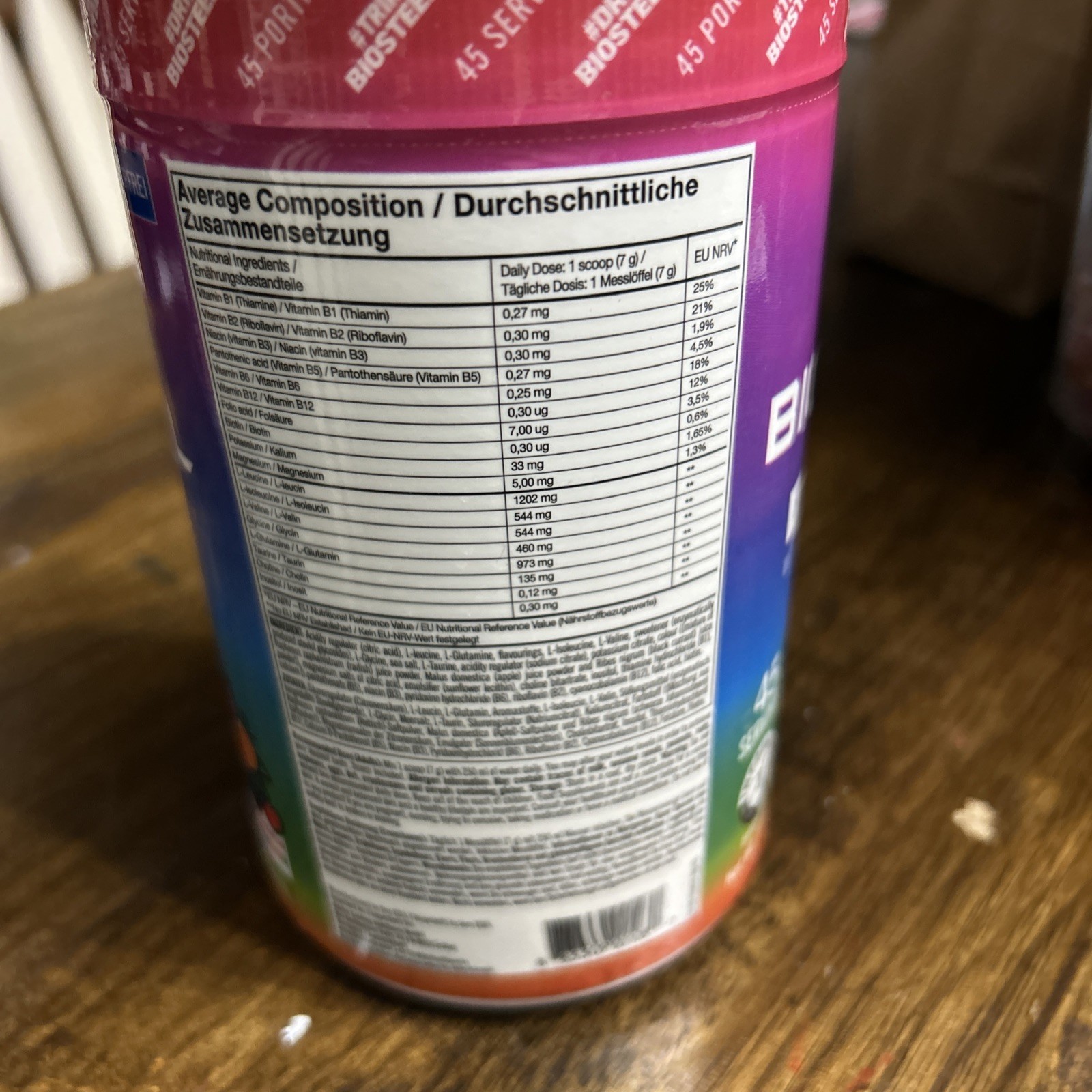Biosteel Hydration Mix Essential Electrolytes - rainbow twist- 45 serv exp 9/26