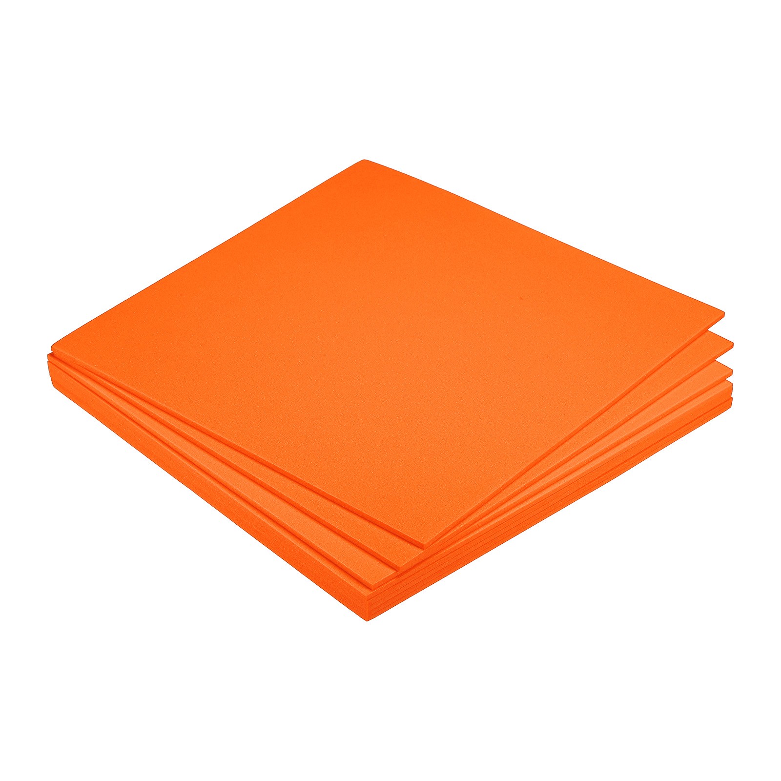 EVA Foam Sheets Orange 9.8 Inch x 9.8 Inch 3mm Thick Crafts Foam Sheets 8Pcs