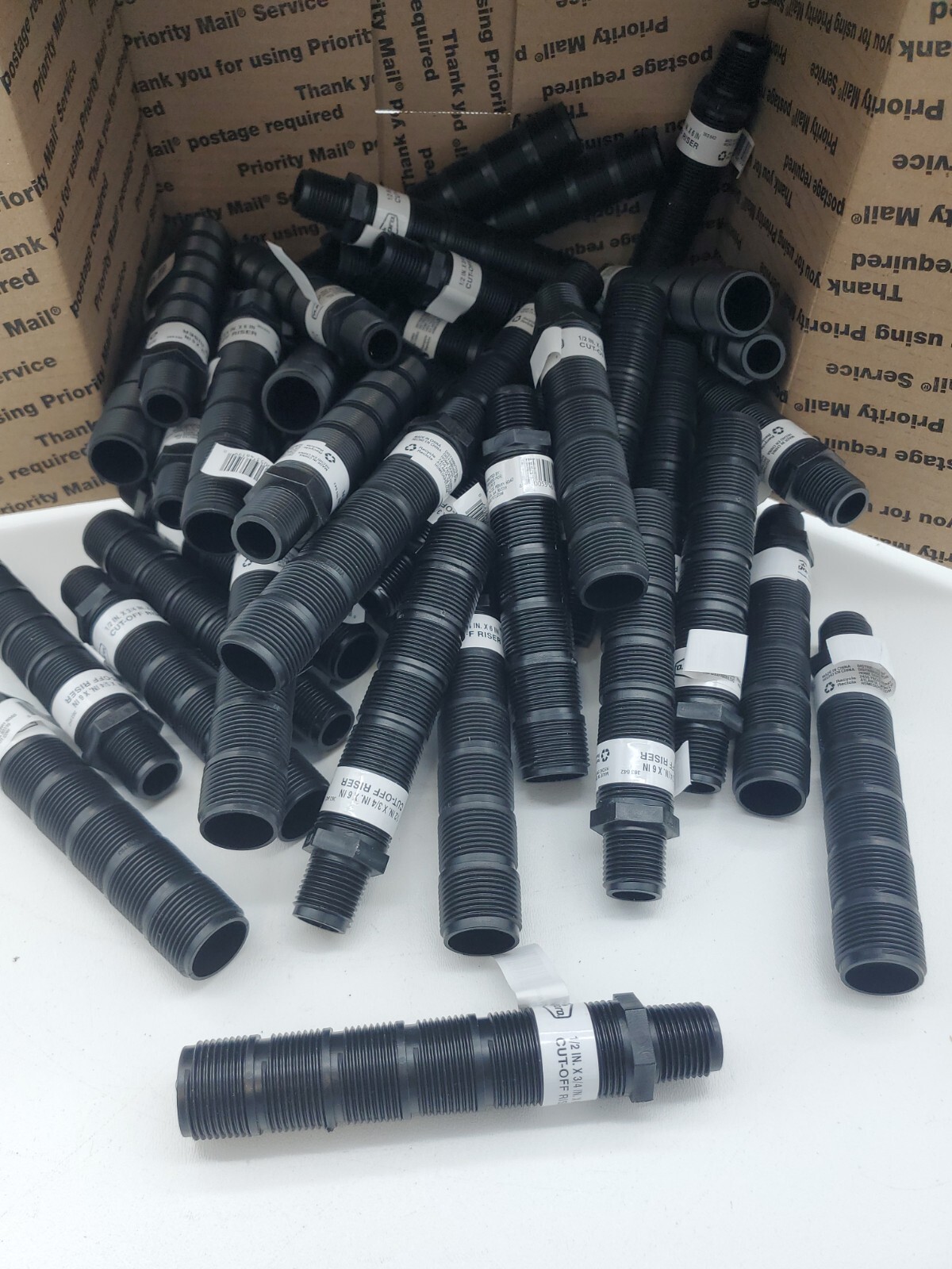 Vigoro 6" Long Cut Off Riser 1/2" x 3/4" MNPT Lot of 46 -   363-642
