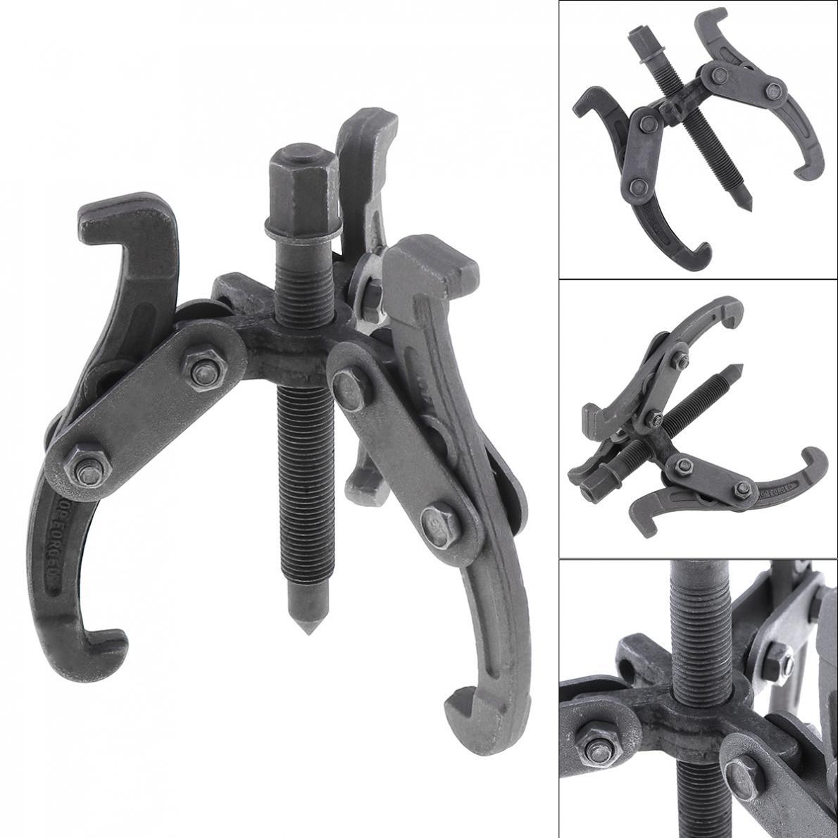 4" Gear Flywheel Bearing Pulley Removal 3 Claws Hook Puller Reversible Jaws Tool