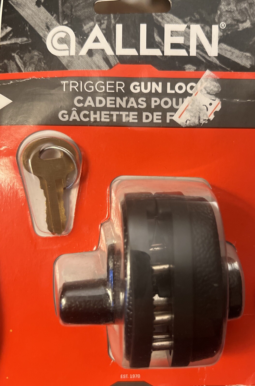 Allen Safety Trigger Gun Lock With 2 Keys Black Shotgun Rifle Handgun NEW