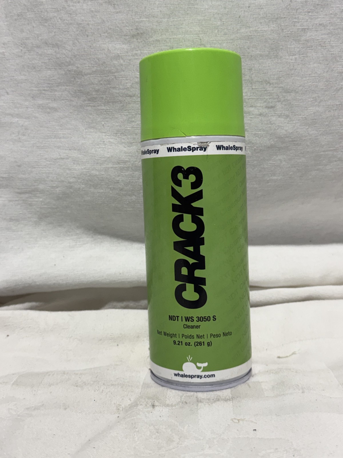WhaleSpray Crack 3 NDT Cleaner Solvent Spray Remover WS 3050 S Weld Inspection