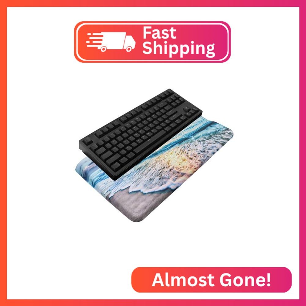 Computer Keyboard Stand with Wrist Rest, Ergonomic Tilted Keyboard Holder - Keyb