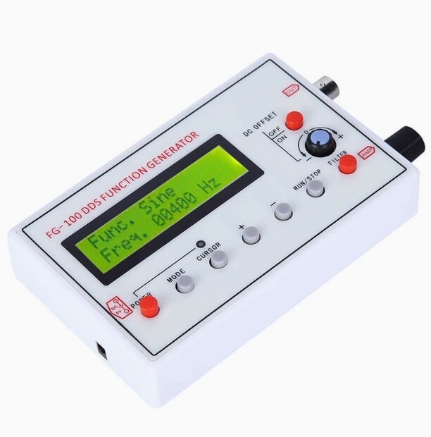 1Hz-500kHz DDS Function Generator Low Frequency Signal Generator FG-100