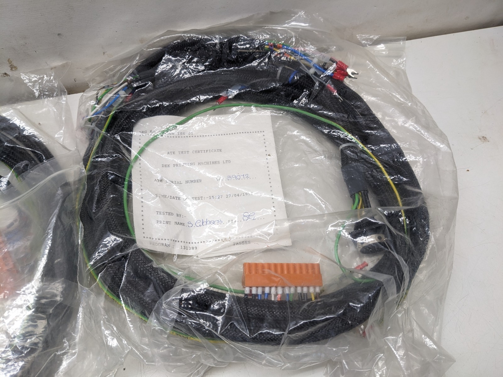 Lot of Various DEK Printing Machines Cables