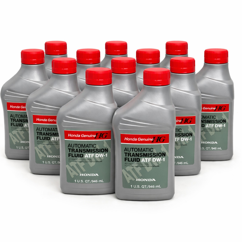 GENUINE OEM Honda Automatic Transmission Fluid ATF DW-1 (08200-9008) Pack of 12