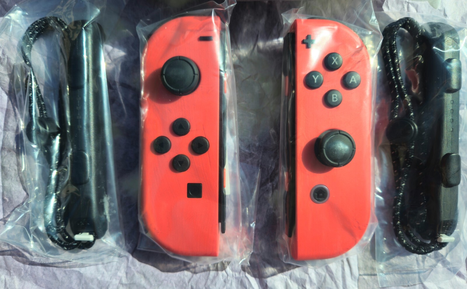 🎮 Mario Red Joy-Con's ONLY Controller Grip Straps Nintendo Switch OLED GENUINE