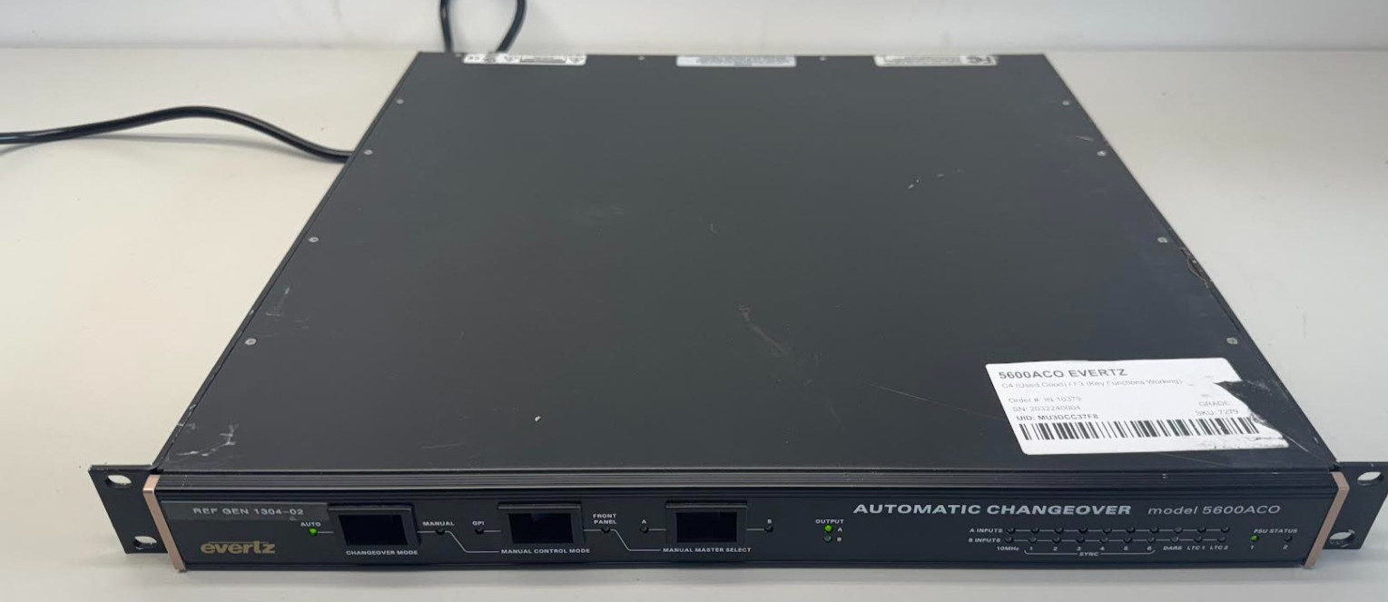 Evertz 5600ACO Auto Changeover