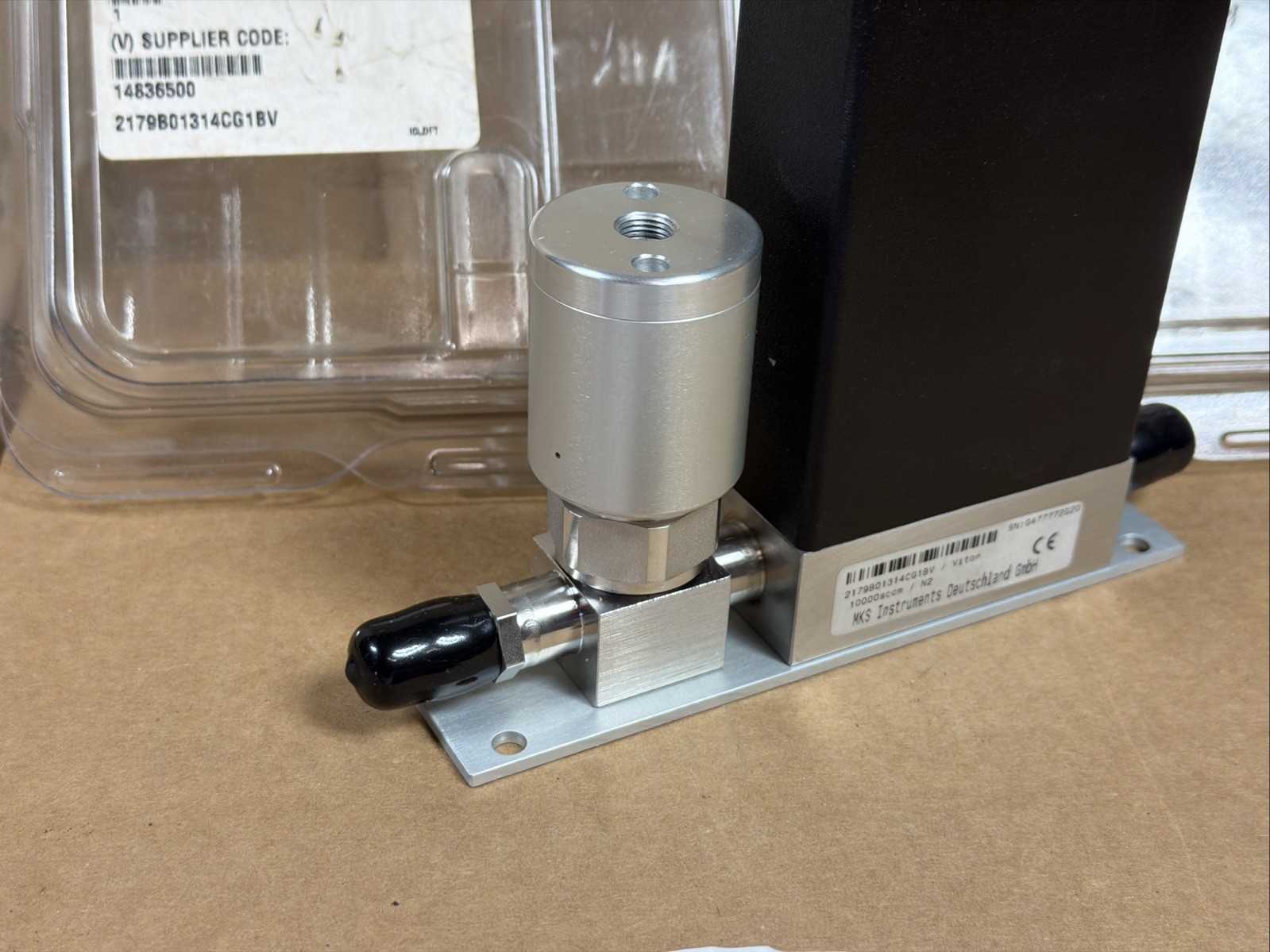 NEW MKS 2179B01314CG1BV Mass Flow Controller Meter 10000 sccm FAST SHIPPING