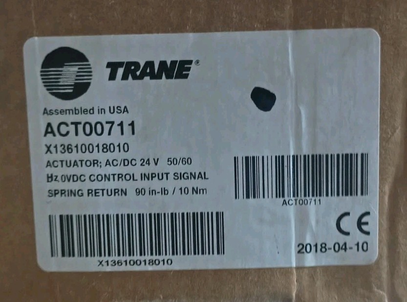 Trane Actuator ACT00711 , W/ Trane NFB Crank ZG-AFB118 TN