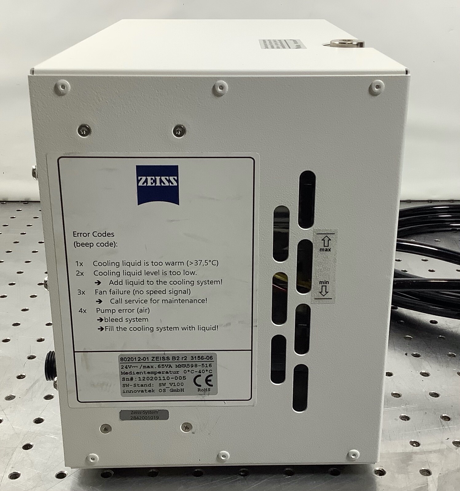 Zeiss Liquid Cooling Unit LCS-BU 802012-01