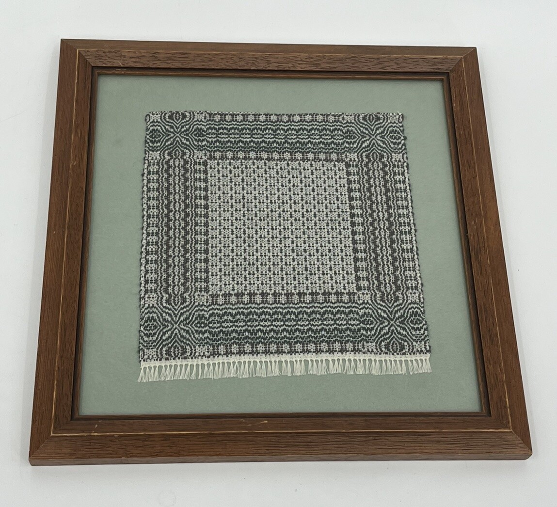 Frier's Traditional Handwovens 1:12 Civil War Coverlet Replica Lee's Surrender