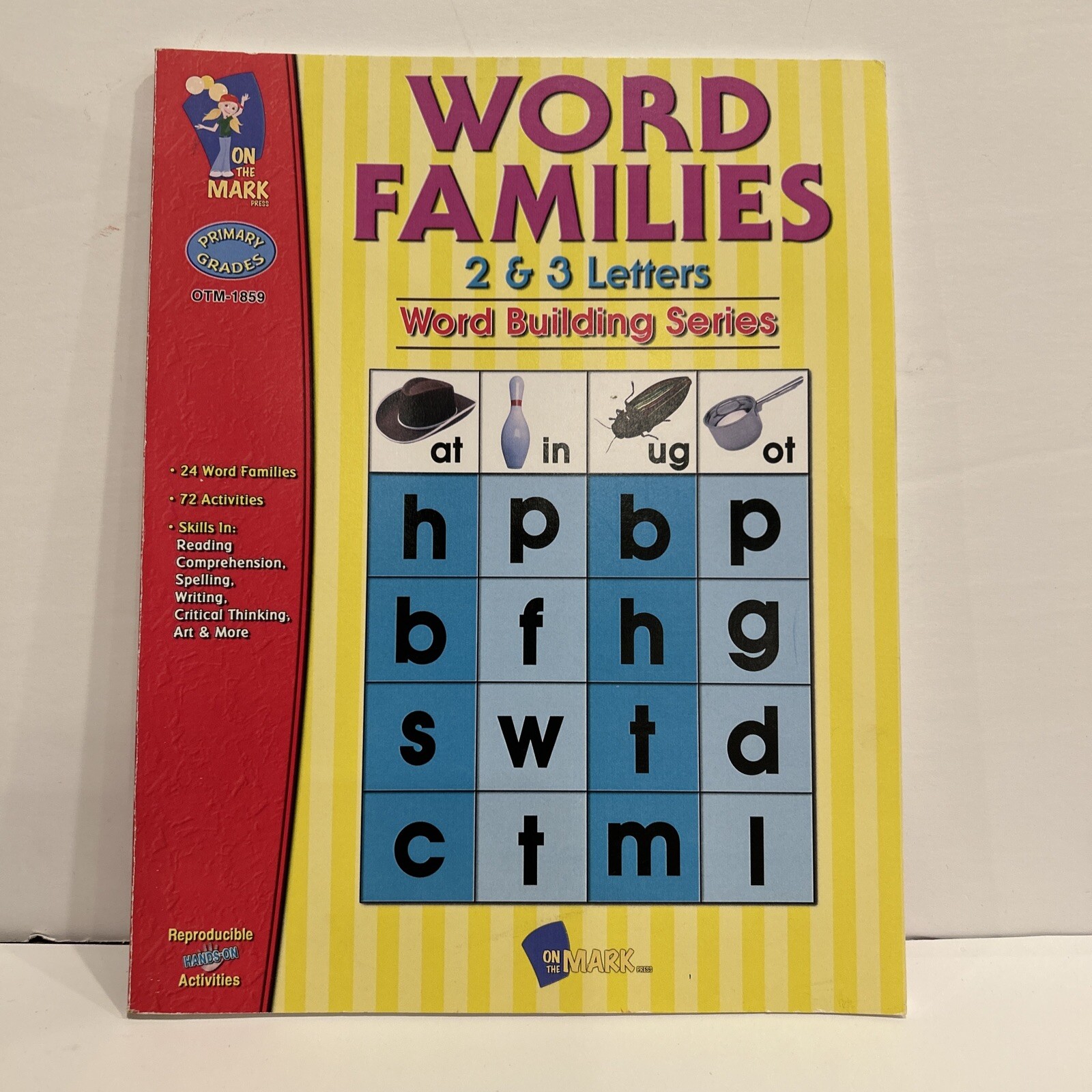 Word FamilesOn The Mark Press Word Families 2 & 3 Letter Words Gr. 1-3