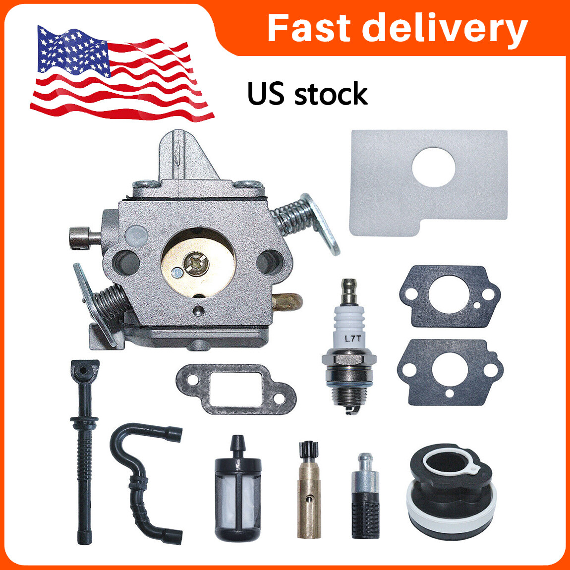 Carburetor Tune Up Kit For Stihl MS180C MS170 MS180 017 018 Chainsaws Air Filter
