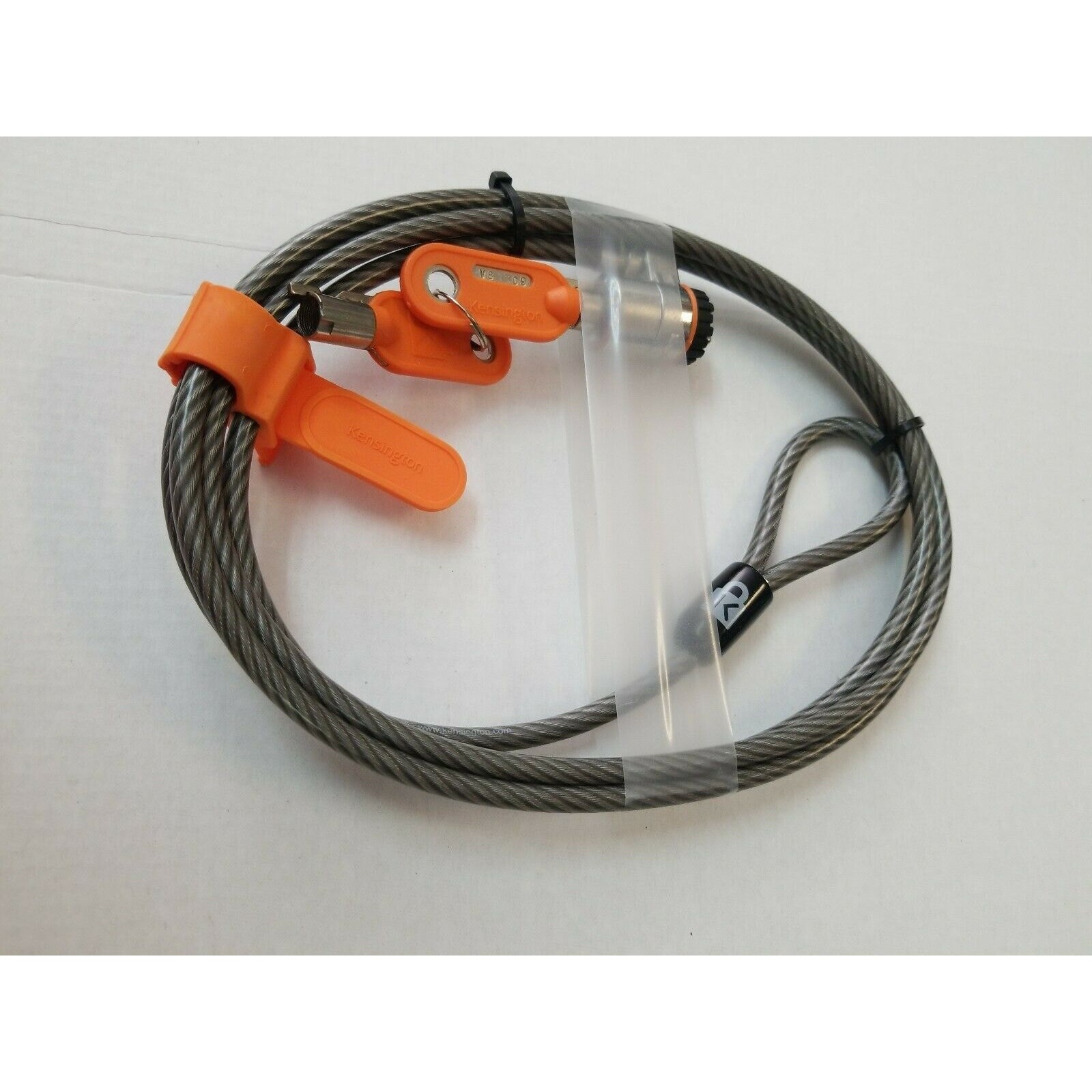Kensington Laptop Computer Microsaver Security Cable w/Lock Cable Two Keys NEW