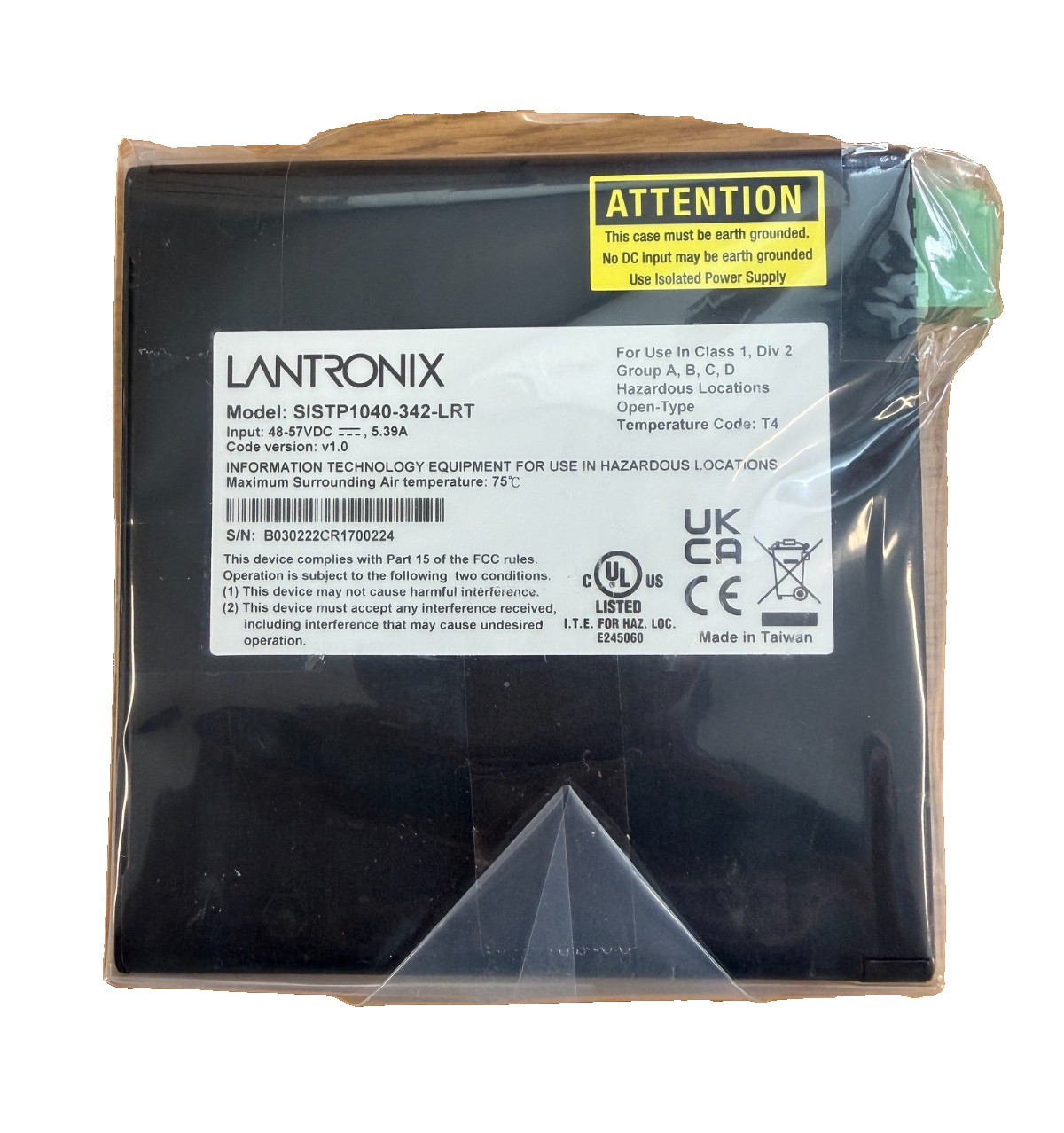 Lantronix SISTP1040-342-LRT Ethernet Switch