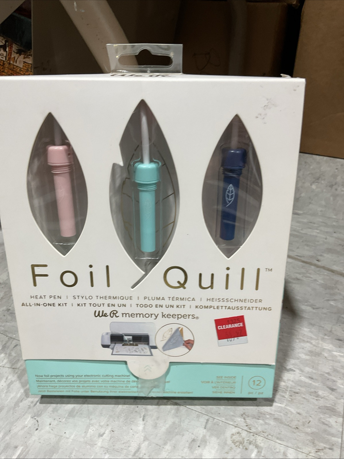 New Sealed We R Memory Keepers 660579 Foil Quill Starter Kit 11 Piece Set Cricut