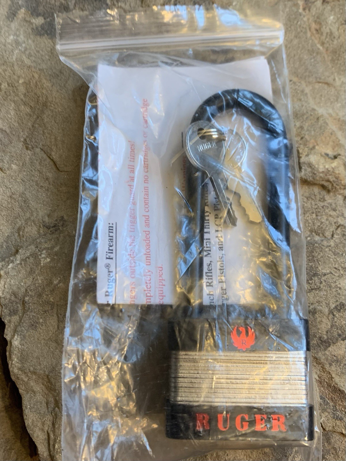 Ruger Firearms Padlock. 50mm. New.