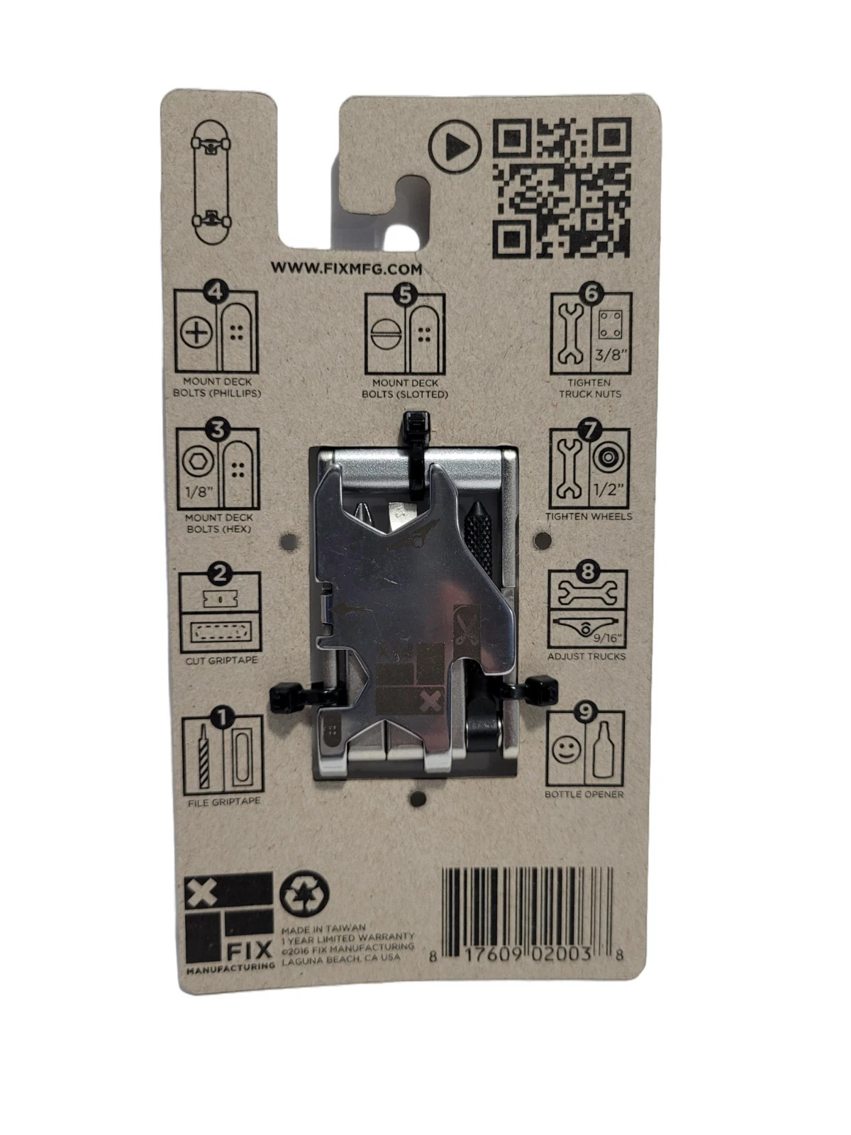 Fix Manufacturing Board Sword Pro Skateboard Tool