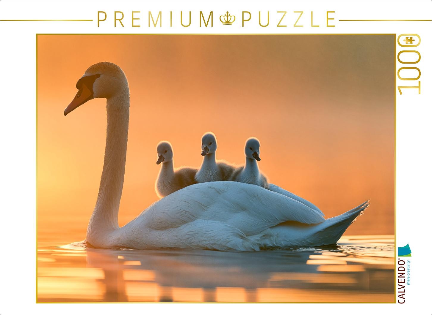 CALVENDO Puzzle Geborgenheit auf leisen Wellen | 1000 Teile Lege-Größe 64x48cm F