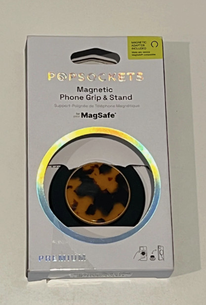 PopSockets Magnetic MagSafe Round Phone Grip & Stand for iPhone - Tortoise