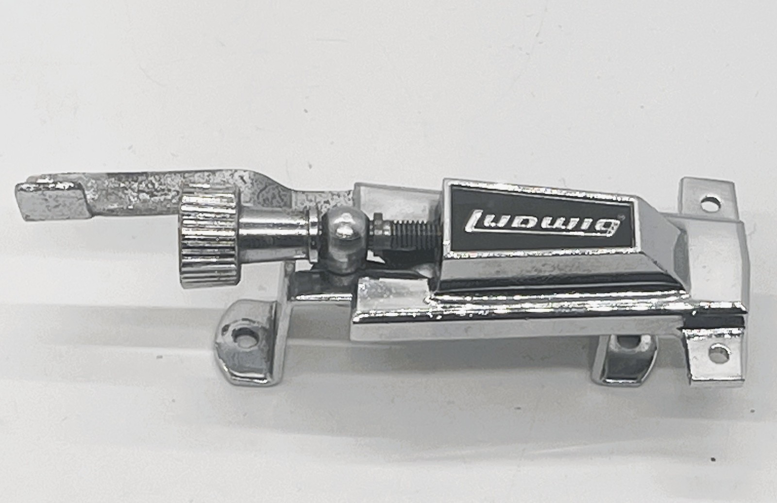 Ludwig 70s/80s P-85 Black Face Long Lever 2 Hole Throw-Off  LBFTO-704-2