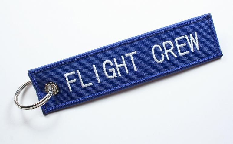 Flight Crew Keychain for Flight Crew Members, Pilots, Airplane Owner, Travellers