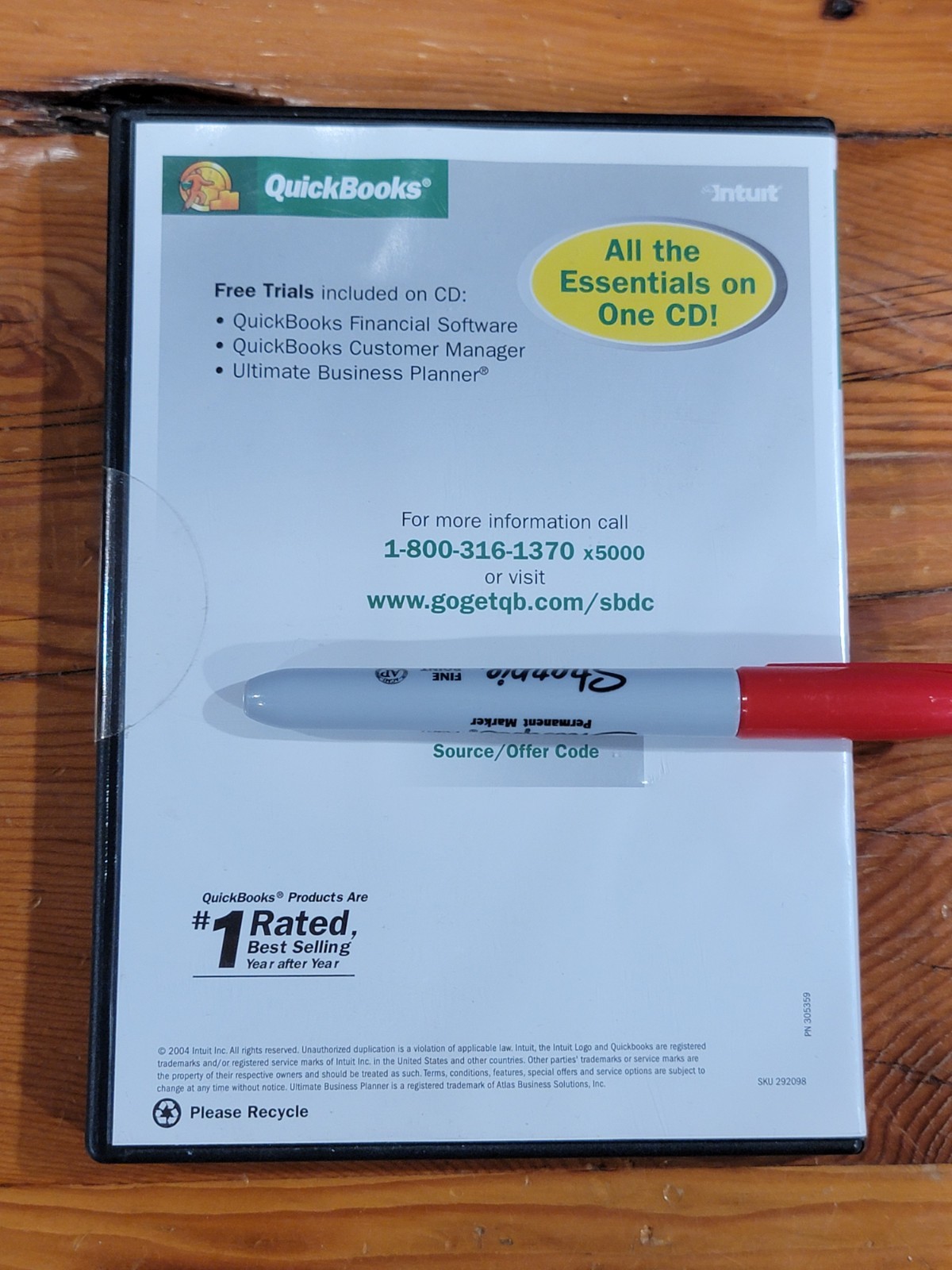 Intuit - QuickBooks - New Business Starter Kit Software - Tutorial - SEALED