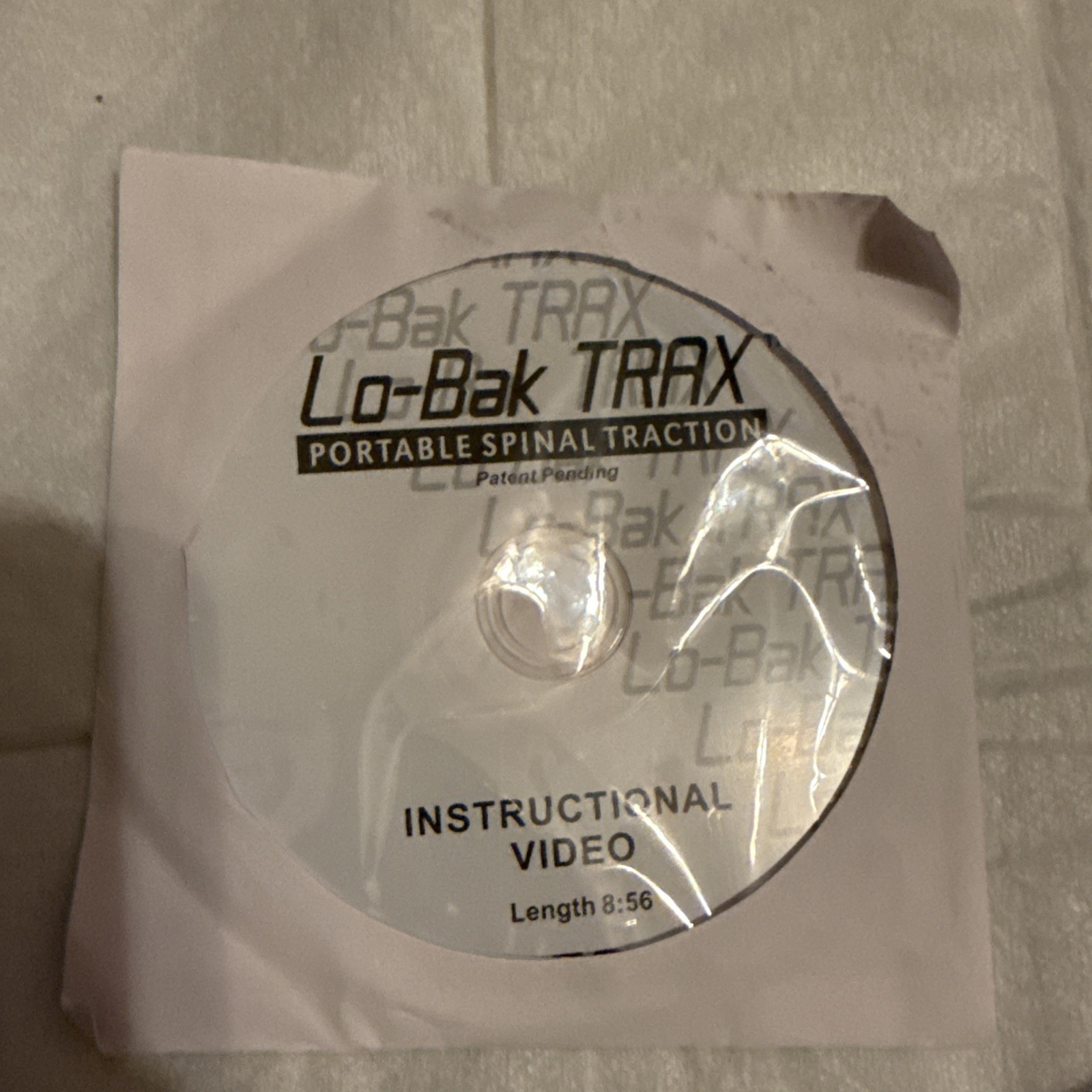 LO-BAK TRAX Portable Spinal Traction DECOMPRESS Sciatica Low Back Pain NEW