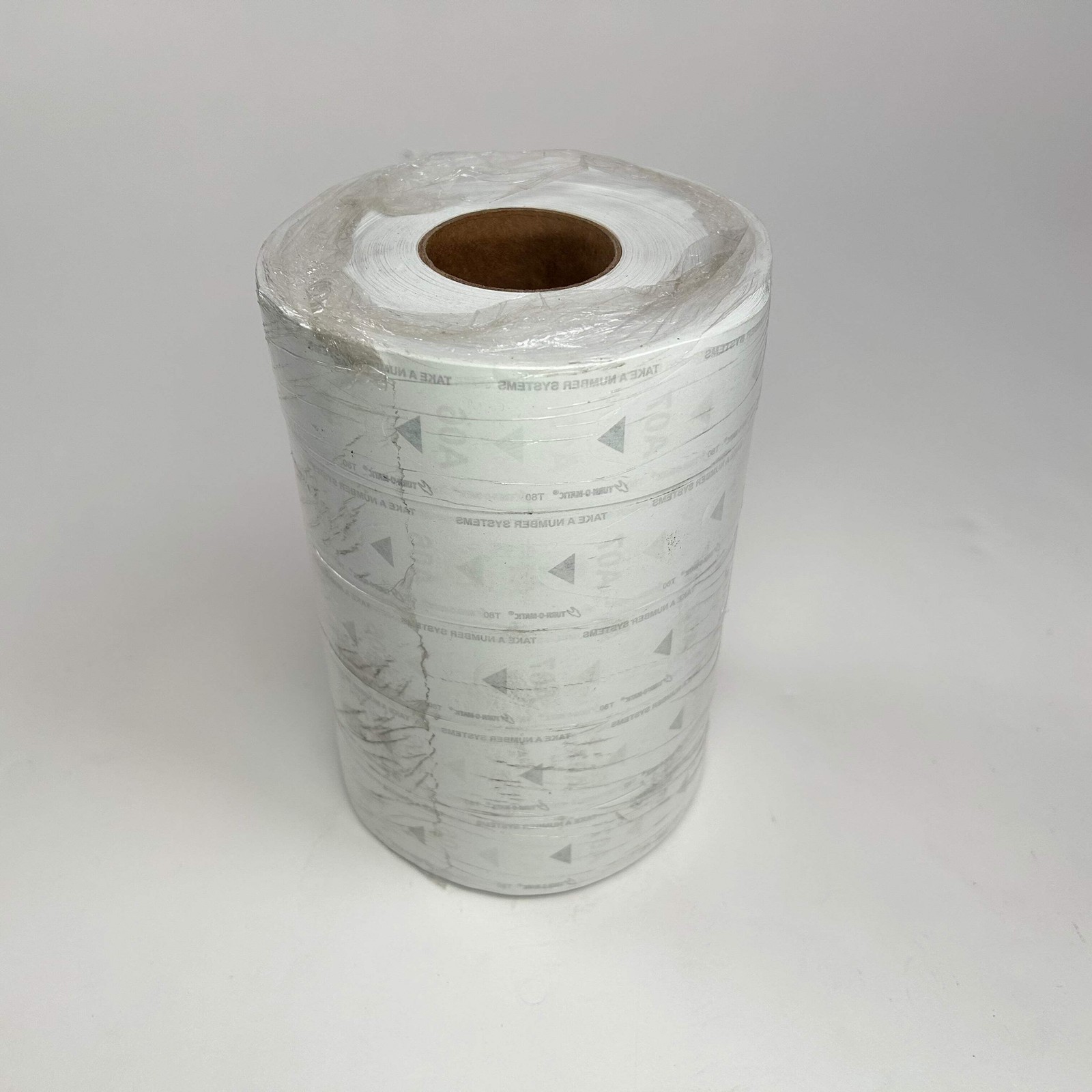 Turn-O-Matic Tickets White 5 Rolls Sealed Package
